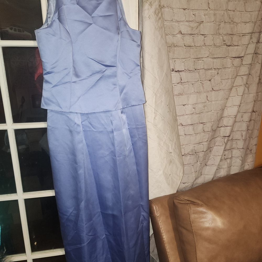 Michaelangelo Sleeveless Blue Maxi Dress